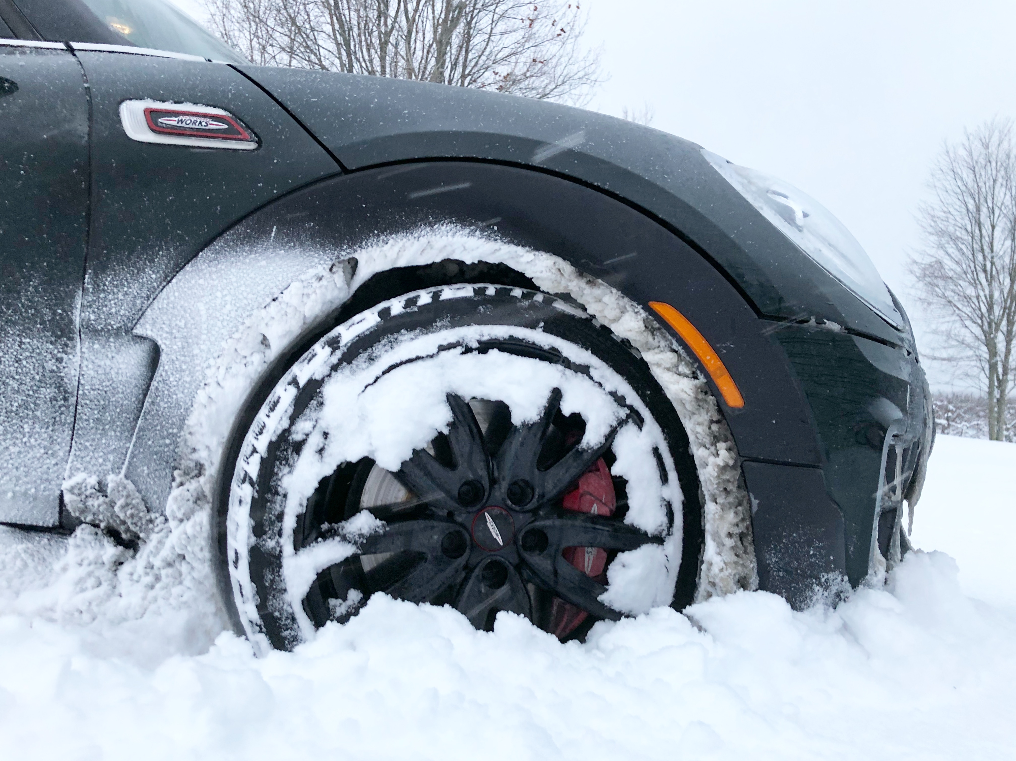 F54 JCW Clubman with Winter Tires (Blizzaks)